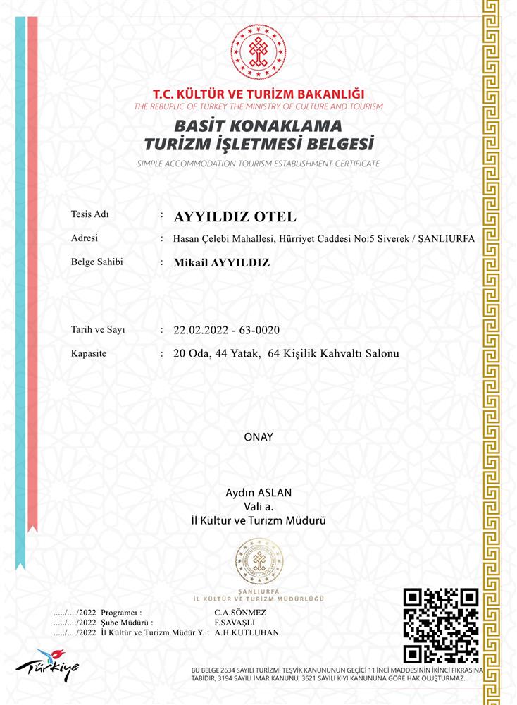 Ayyıldız Otel Basit Konaklama İşletmeleri  Belgesi Örnek.jpg